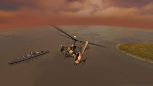炮艇战3d直升机最新版